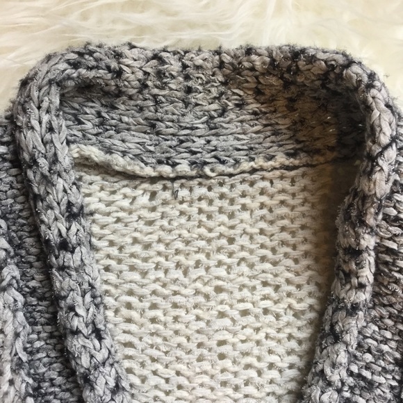 Vince Chunky Knit Striped Oversized Cardigan - Picture 6 of 8